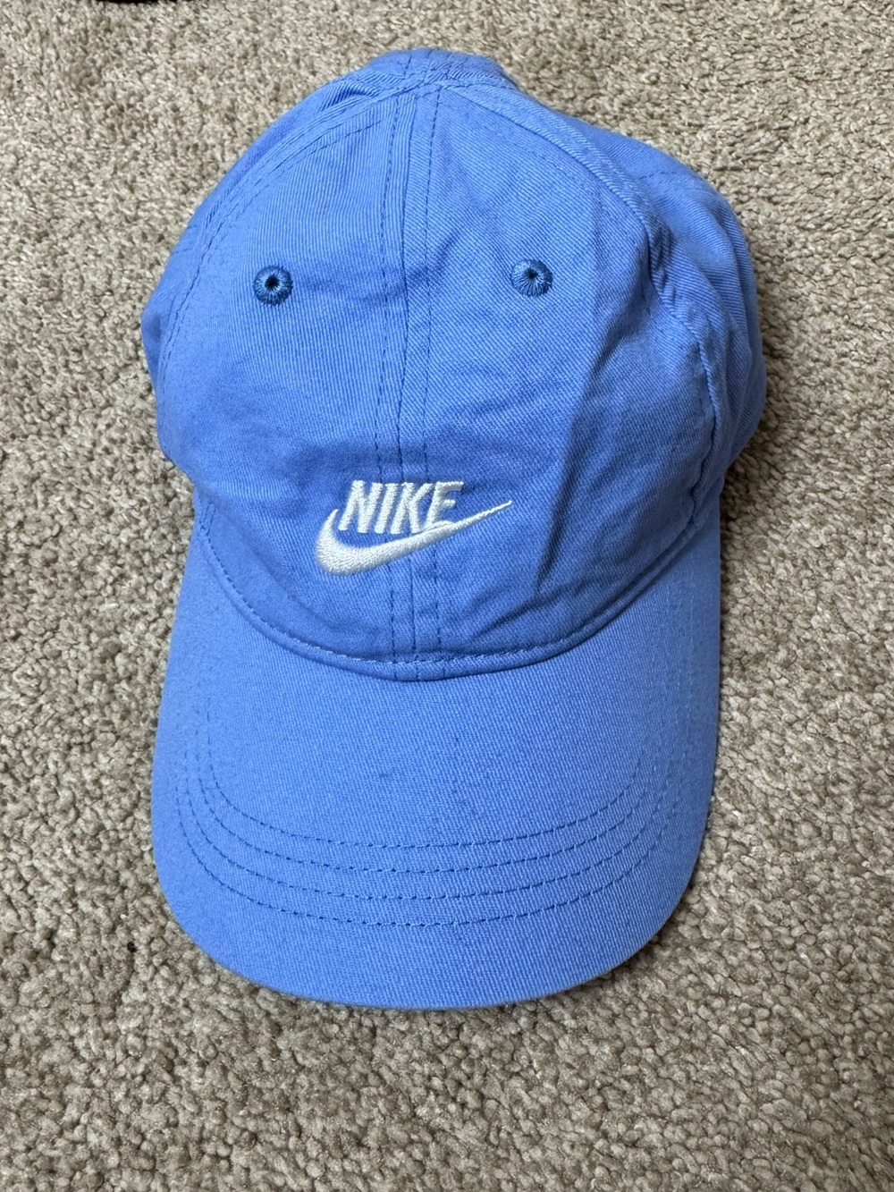 Nike Blue Kids Velcro Baseball Cap